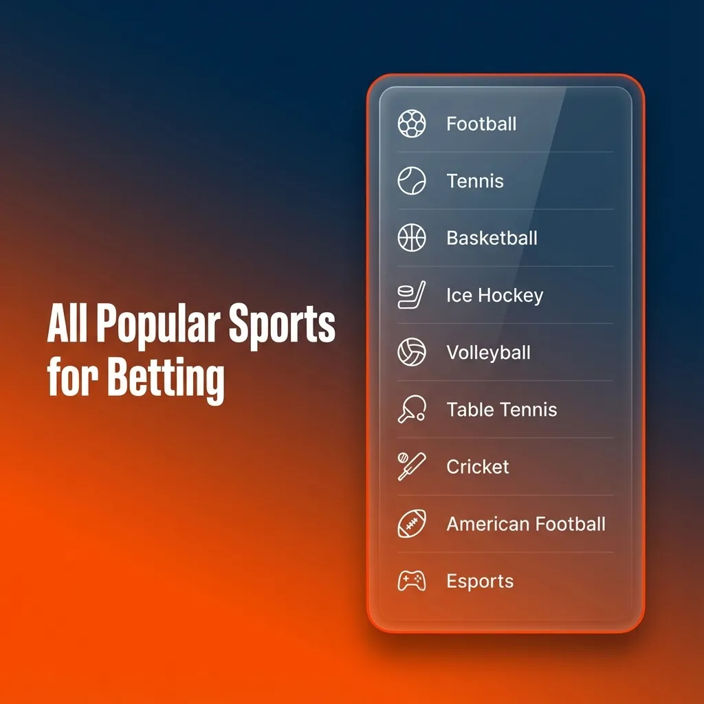 Mostbet betting interface showing odds for cricket, football, tennis, kabaddi and other sports in INR