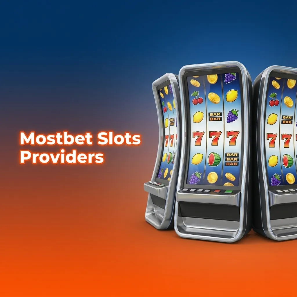 Mostbet slots lobby showing logos of major providers like Pragmatic Play, NetEnt, Play’n GO, Microgaming and more.