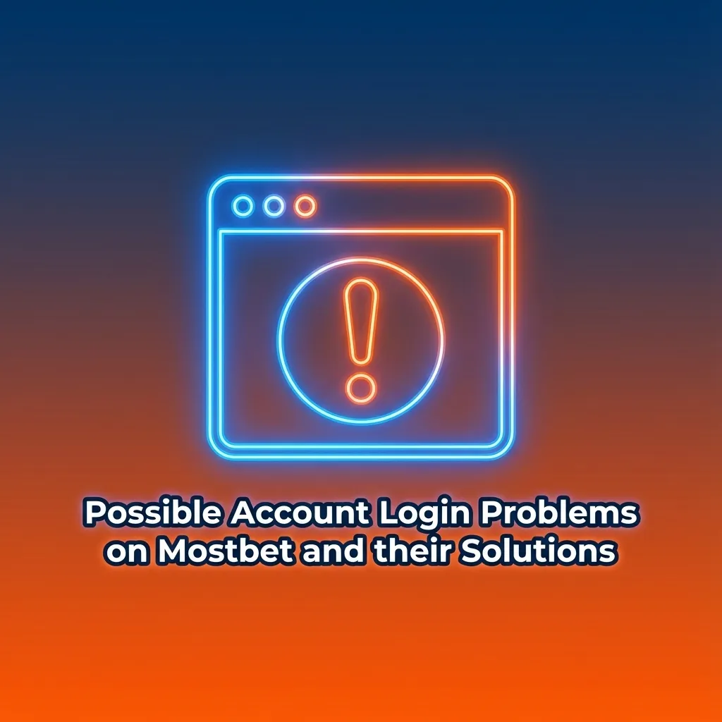 Infographic listing common Mostbet login problems with brief step‑by‑step solutions for each issue