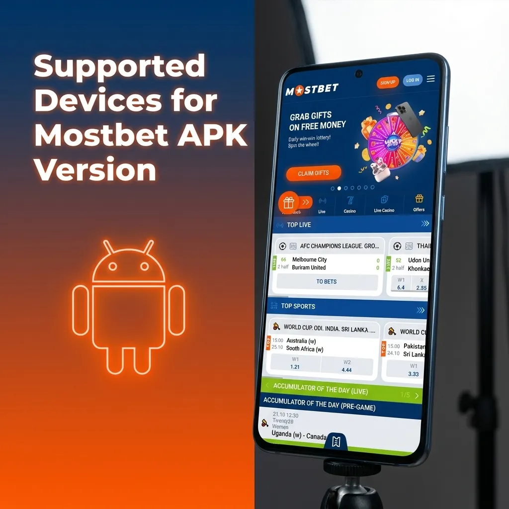 Table of Android phone brands and models in India that support smooth Mostbet APK betting and casino gameplay