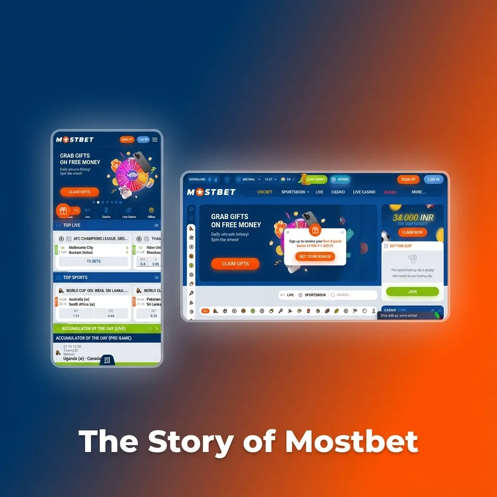 Illustrated timeline of Mostbet’s growth from 2009 betting site to licensed global sportsbook and casino platform
