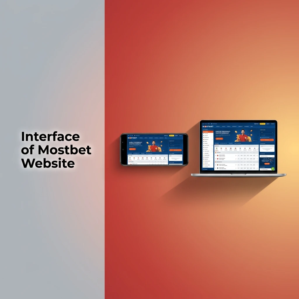 Mostbet website interface showing an intuitive layout and top menu bar for sports, live events, casino games, and promos.